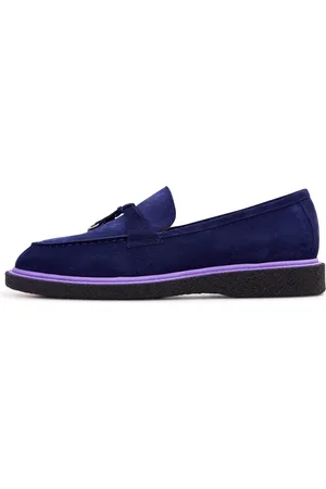 CESARE GASPARI Dames, Schoenen, Blauw, Maat: 37 EU Suède