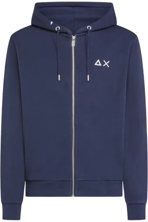 sun68 Heren, Sweatshirts & Hoodies, Blauw, Maat: 3XL