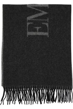 Emporio Armani Heren, Accessoires, Zwart, Maat: ONE Size Wol