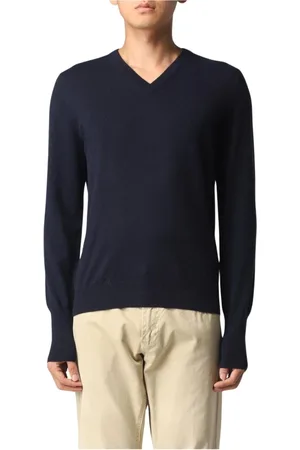 BALLANTYNE Heren, Truien, Blauw, Maat: XL Kasjmier