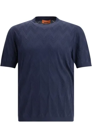Missoni Heren, Tops, Blauw, Maat: XS