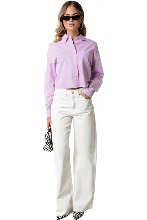 Colourful rebel Dames, Blouses & Shirts, Roze, Maat: S Katoen