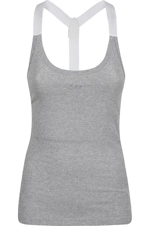OFF-WHITE Dames, Tops, Grijs, Maat: XS