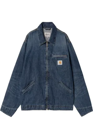 Carhartt Heren, Jassen, Blauw, Maat: M Denim