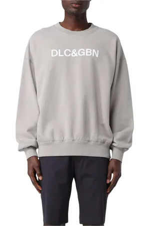 Dolce & Gabbana Heren, Sweatshirts & Hoodies, Grijs, Maat: XS Katoen