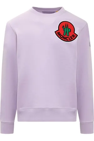 Moncler Heren, Sweatshirts & Hoodies, Paars, Maat: S Katoen