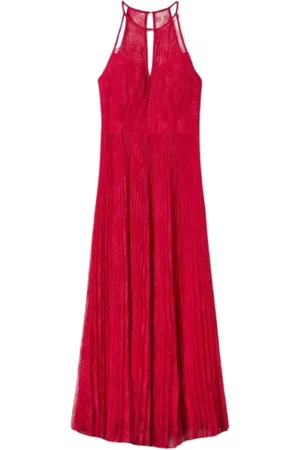 Twin-Set Dames, Jurken, Roze, Maat: S Poliester