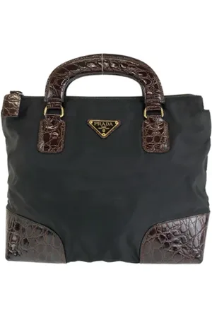 Prada Dames, Pre-owned, Zwart, Maat: ONE Size Nylon