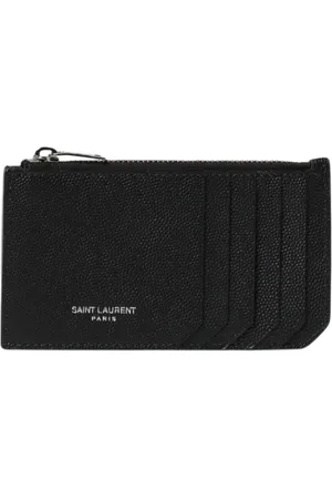 Saint Laurent Heren, Accessoires, Zwart, Maat: ONE Size Leer