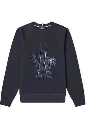 Moncler Heren, Sweatshirts & Hoodies, Blauw, Maat: M Katoen