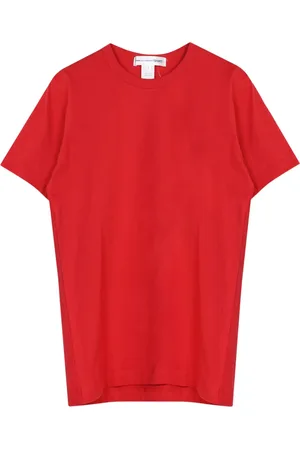 Comme des Garçons Heren, Tops, Rood, Maat: XL Katoen