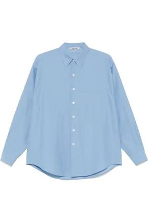 Auralee Heren, Overhemden, Blauw, Maat: L
