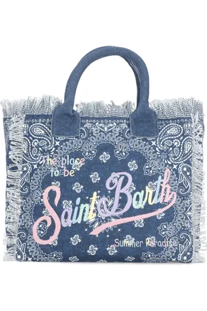 MC2 SAINT BARTH Dames, Tassen, Blauw, Maat: ONE Size Katoen