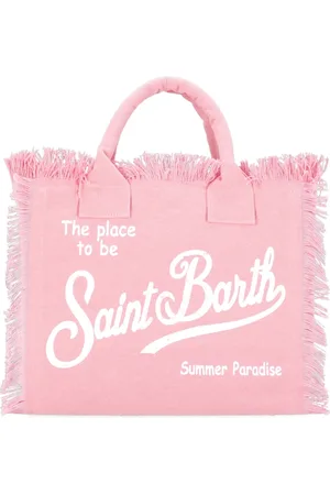 MC2 SAINT BARTH Dames, Tassen, Roze, Maat: ONE Size Linnen