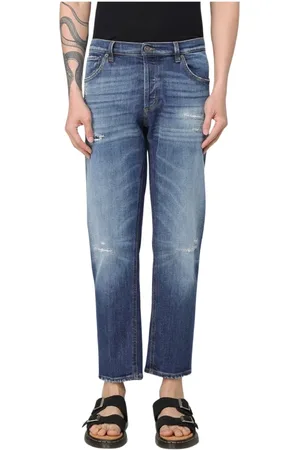 Dondup Heren, Jeans, Blauw, Maat: W34 Katoen