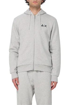 sun68 Heren, Sweatshirts & Hoodies, Grijs, Maat: M Fleece