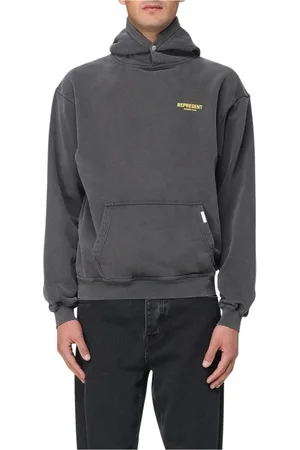 Represent Heren, Sweatshirts & Hoodies, Grijs, Maat: L Katoen