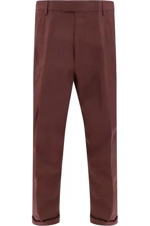 Dolce & Gabbana Heren, Broeken, Rood, Maat: L Linnen