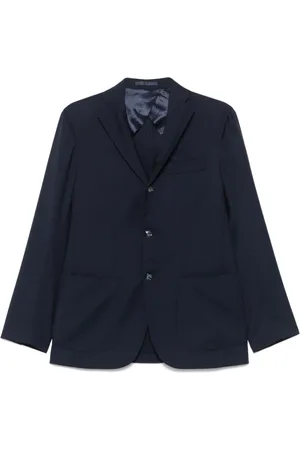 BARBA Heren, Jassen, Blauw, Maat: XS