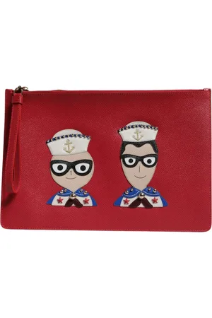 Dolce & Gabbana Dames, Tassen, Rood, Maat: ONE Size Leer
