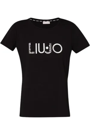 Liu Jo Dames, Tops, Zwart, Maat: XS Katoen