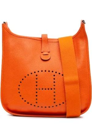 Hermès Dames, Pre-owned, Oranje, Maat: ONE Size Leer