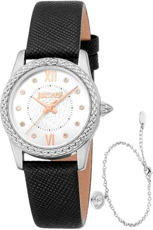 Roberto Cavalli Dames, Accessoires, Zwart, Maat: ONE Size Leer