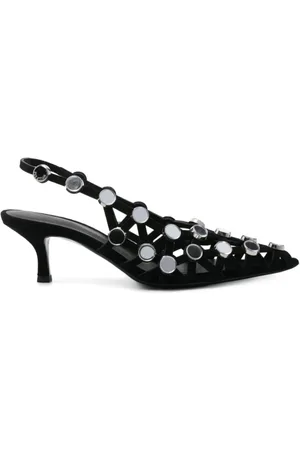 The Attico Dames, Schoenen, Zwart, Maat: 40 EU Leer