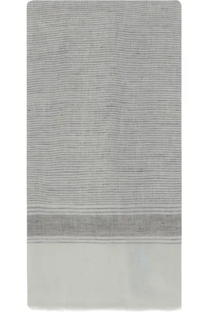 Brunello Cucinelli Heren, Accessoires, Grijs, Maat: ONE Size Katoen