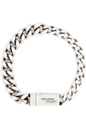 Saint Laurent Heren, Accessoires, Grijs, Maat: M