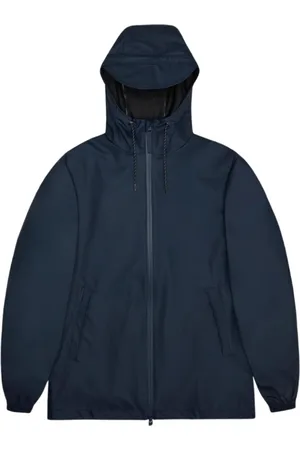 Rains Heren, Jassen, Blauw, Maat: XS Poliester