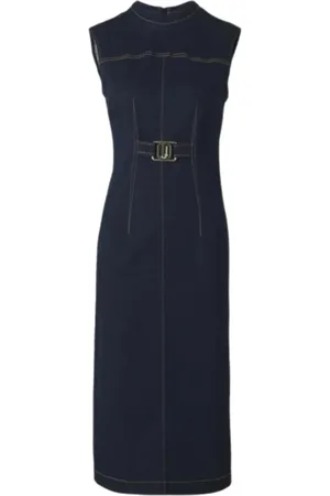 Liu Jo Dames, Jurken, Blauw, Maat: L Denim
