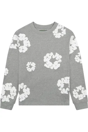 DENIM TEARS Heren, Sweatshirts & Hoodies, Grijs, Maat: S Katoen