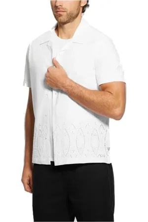 Guess Heren, Overhemden, Wit, Maat: M