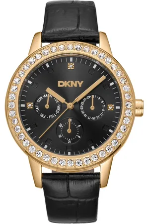 DKNY Dames, Accessoires, Zwart, Maat: ONE Size Leer