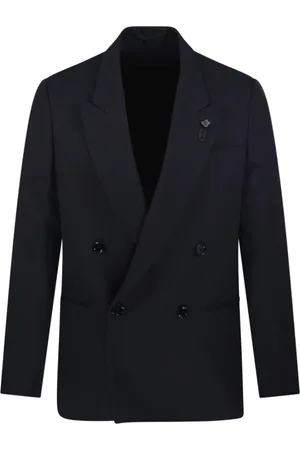 LARDINI Heren, Jassen, Zwart, Maat: M Wol
