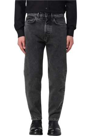 AMISH Heren, Jeans, Zwart, Maat: W32 Katoen
