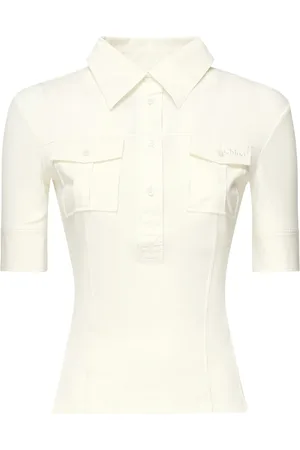 Chloé Dames, Tops, Wit, Maat: XS Katoen