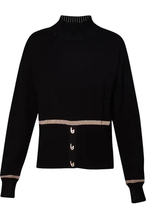 Liu Jo Dames, Truien, Zwart, Maat: 2XS