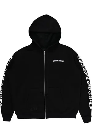 CHROME HEARTS Heren, Sweatshirts & Hoodies, Zwart, Maat: L