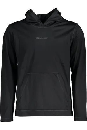 Calvin Klein Heren, Sweatshirts & Hoodies, Zwart, Maat: XL Poliester