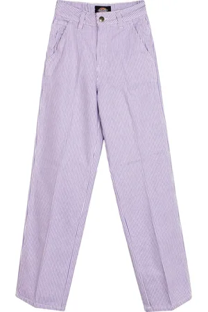 Dickies Dames, Broeken, Paars, Maat: W25 Katoen