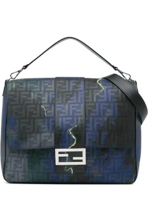 Fendi Dames, Pre-owned, Blauw, Maat: ONE Size Leer