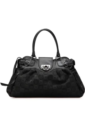 Salvatore Ferragamo Dames, Pre-owned, Zwart, Maat: ONE Size