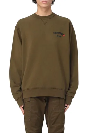 Dsquared2 Heren, Sweatshirts & Hoodies, Groen, Maat: L Katoen