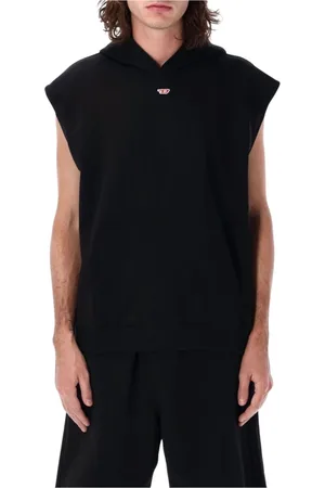 Diesel Heren, Sweatshirts & Hoodies, Zwart, Maat: S Katoen