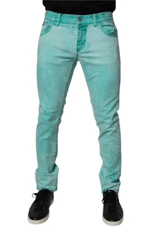 Dolce & Gabbana Heren, Jeans, Groen, Maat: M Denim