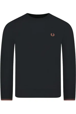 Fred Perry Heren, Sweatshirts & Hoodies, Blauw, Maat: XS Katoen