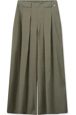 Mos Mosh Dames, Broeken, Groen, Maat: M Viscose