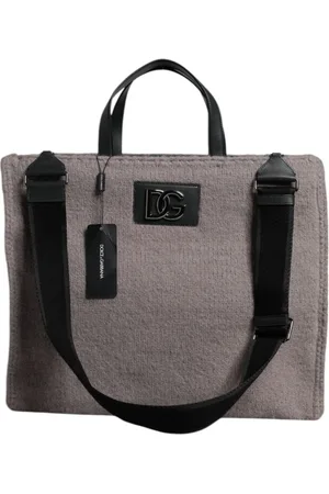 Dolce & Gabbana Dames, Tassen, Grijs, Maat: ONE Size Wol